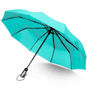 Marketingové dárky s potiskem větruodolný zapalovač 10ribs 3 skládací sluneční a deštník deštník