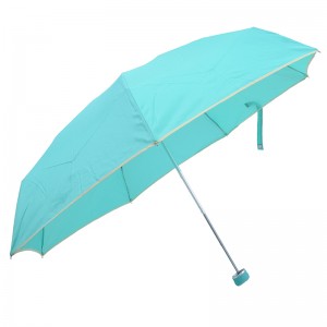 přizpůsobený pětinásobný lehký mini deštník pro propagaci