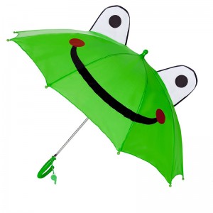 2019 Velkoobchody děti slunečník žába deštník dítě vlastní déšť rovný deštník