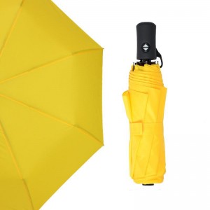 2019 Kompaktní cestování Snadno ovladatelný větruvzdorný dvouvrstvý automatický AOAC 3-násobný deštník