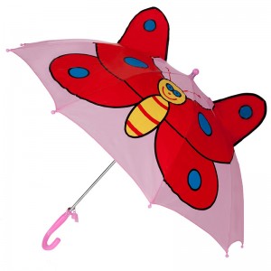 Nejprodávanější reklama růžový motýl obrázky zvířecí děti vlastní auto otevřené rovný deštník
